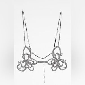 Zara NWT Jewel Bra (M)